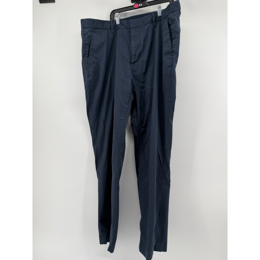 Bonobos Monday Chino Pants Mens 38x32 Navy Blue Cotton Twill Straight Leg Work